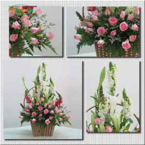 Giỏ hoa tình yêu