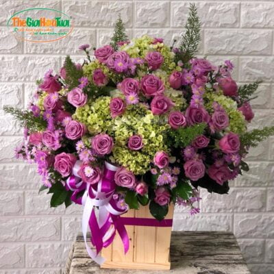 Giỏ hoa hồng - Tương Tư